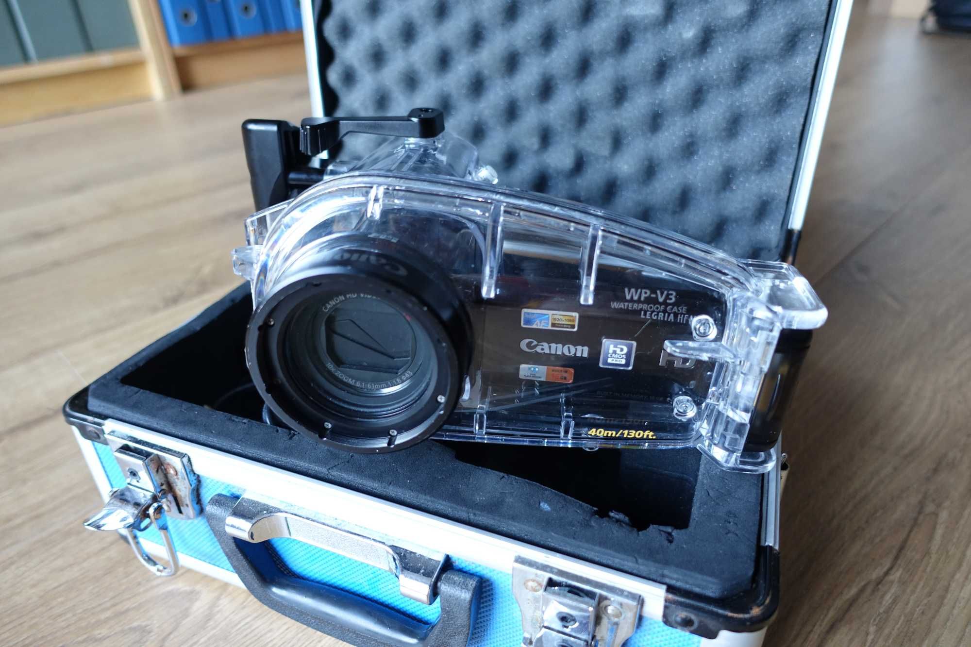 Kamera Canon Legria HF M46 wraz z obudową powdodną WP-V3