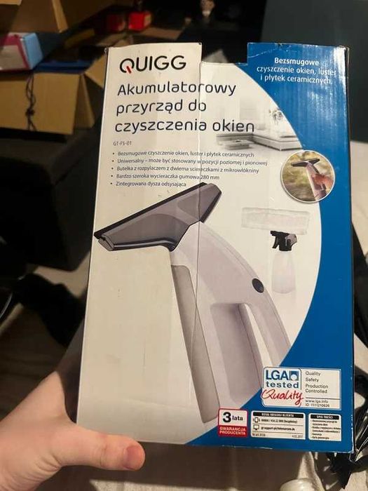 Quigg – akumulatorowy przyrząd do czyszczenia okien