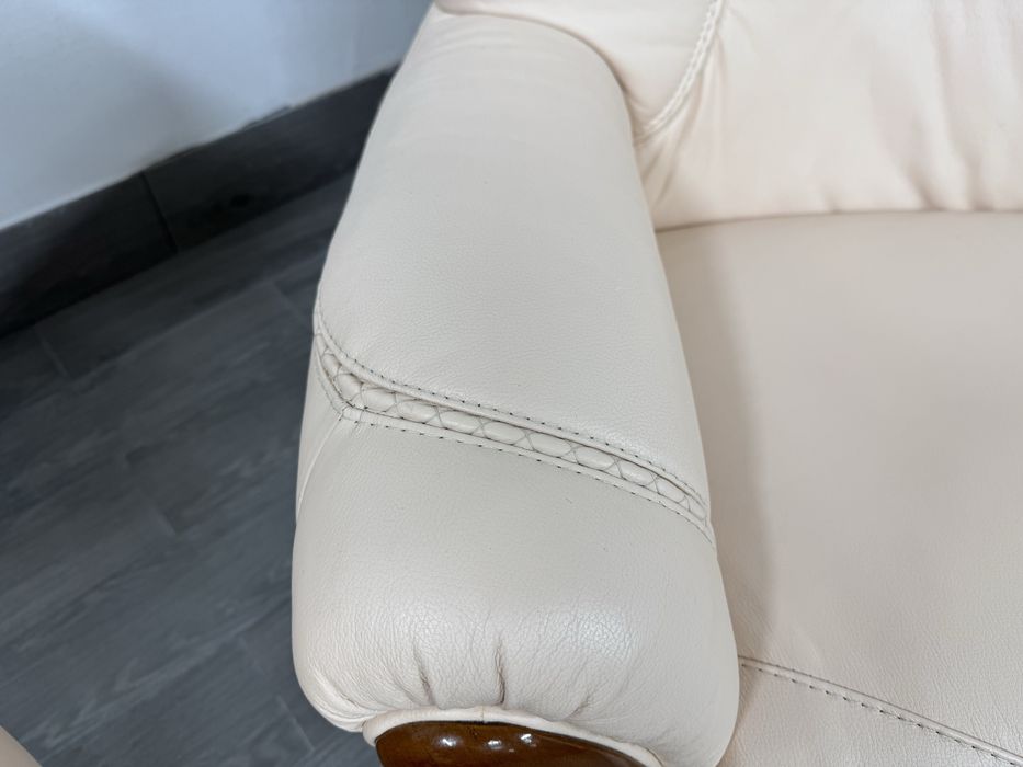 Доставка! Комплект Шкіряний диван та крісло реклайнер