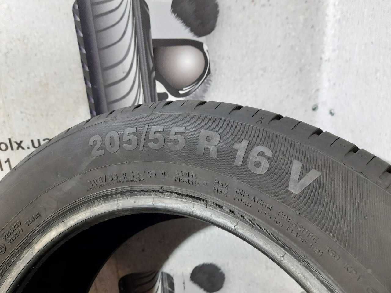 Шини 205/55 R16 CONTINENTAL ContiEcoContact 5 б/в літо склад