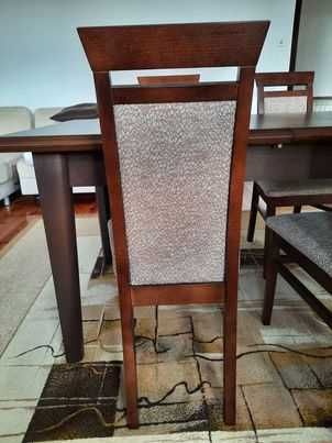 Stół do jadalni rozkładany + krzesła