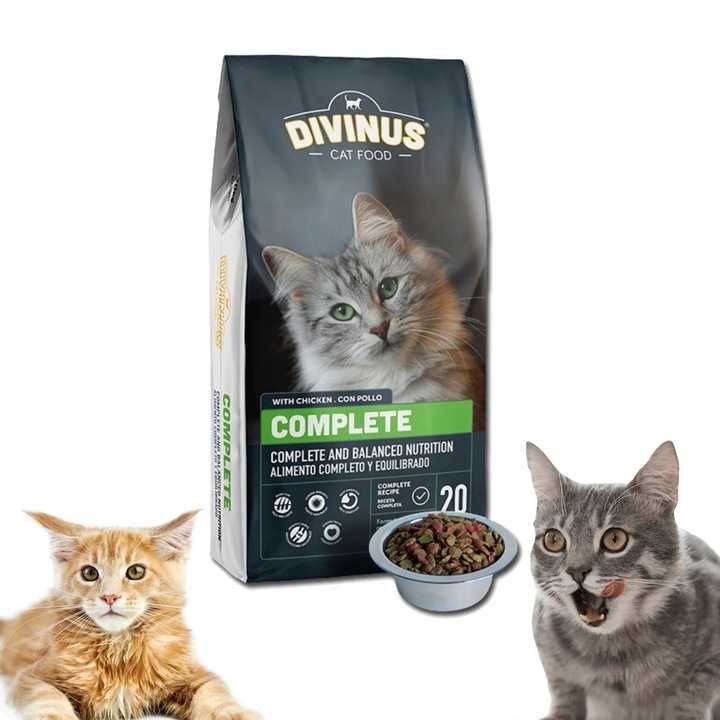 Karma DIVINUS CAT COMPLET dla kotów dorosłych 20KG wysyłka gratis