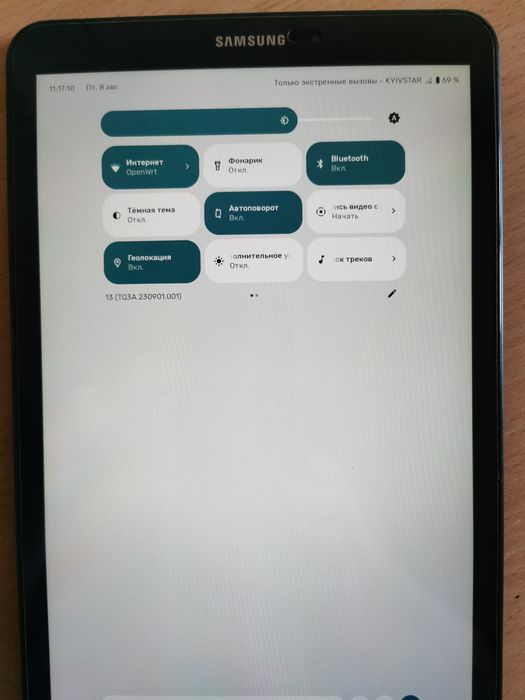 Планшет Samsung t585. lte, wifi, Android 13