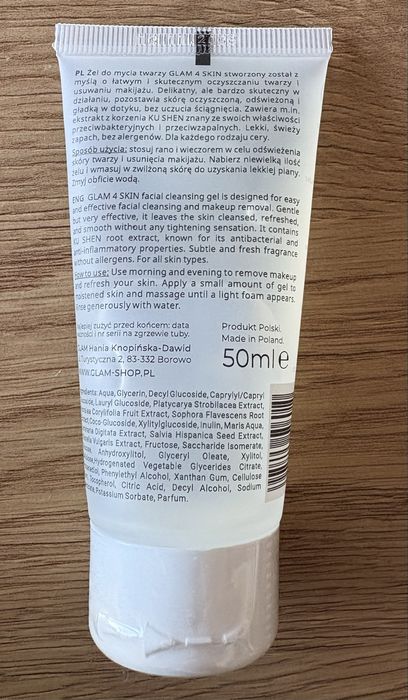 Żel do mycia twarzy Glam 4 Skin