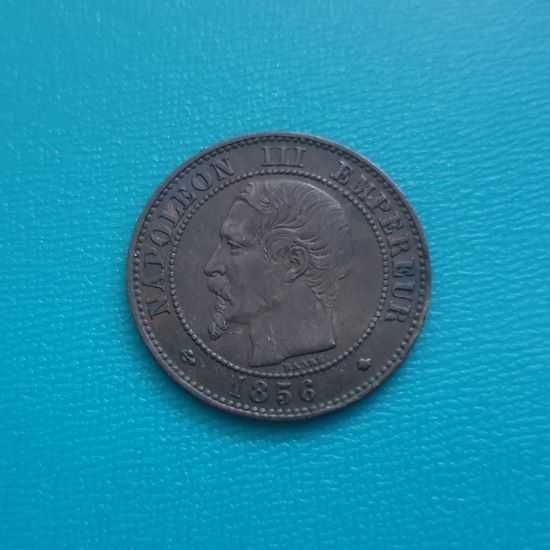 *FRANCJA [1479] *2 Centimes 1856 BB NAPOLEON III Numizmatyka, monety