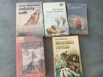 Stare książki czerwone maki czerwony korsarz żelazny wilk