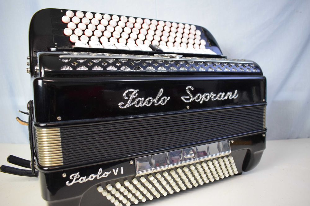 Acordeao Paolo Soprani 4 Voz 120 Baixos,N 47