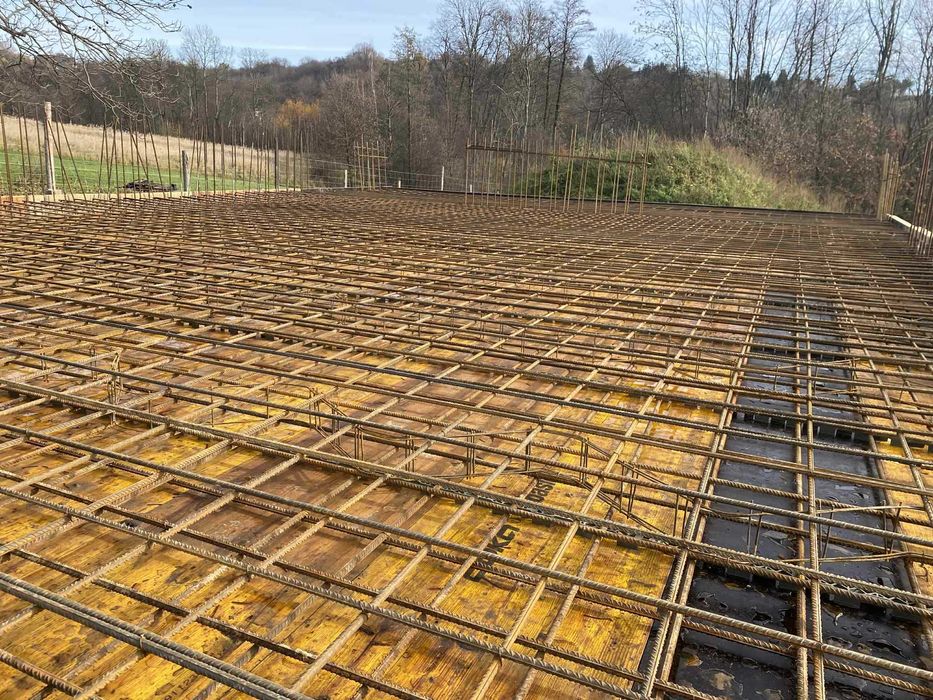 Budowa domów, Domy żelbetowe, Płyty fundamentowe