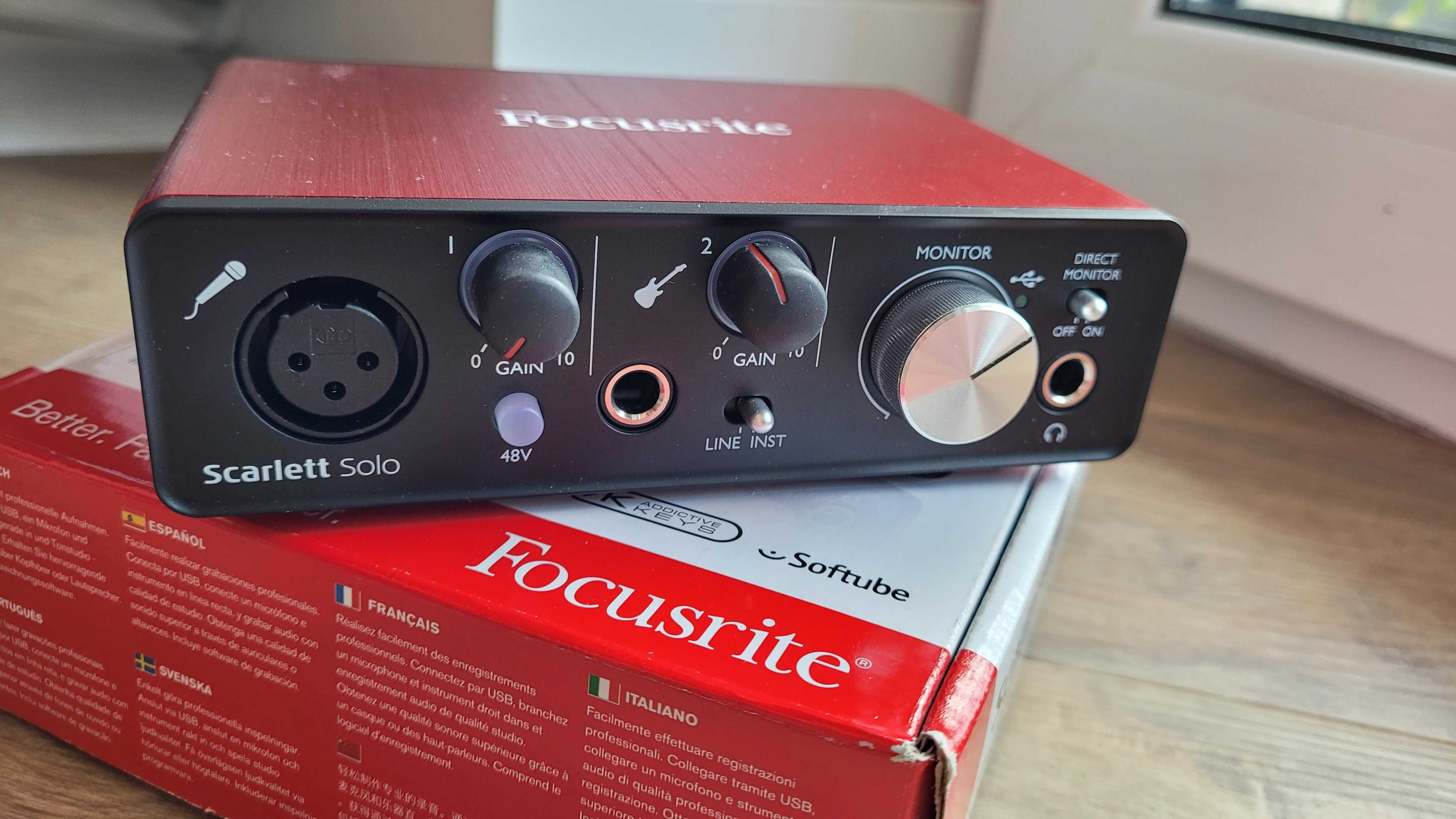 Focusrite Scarlett Solo 2nd gen - interfejs audio