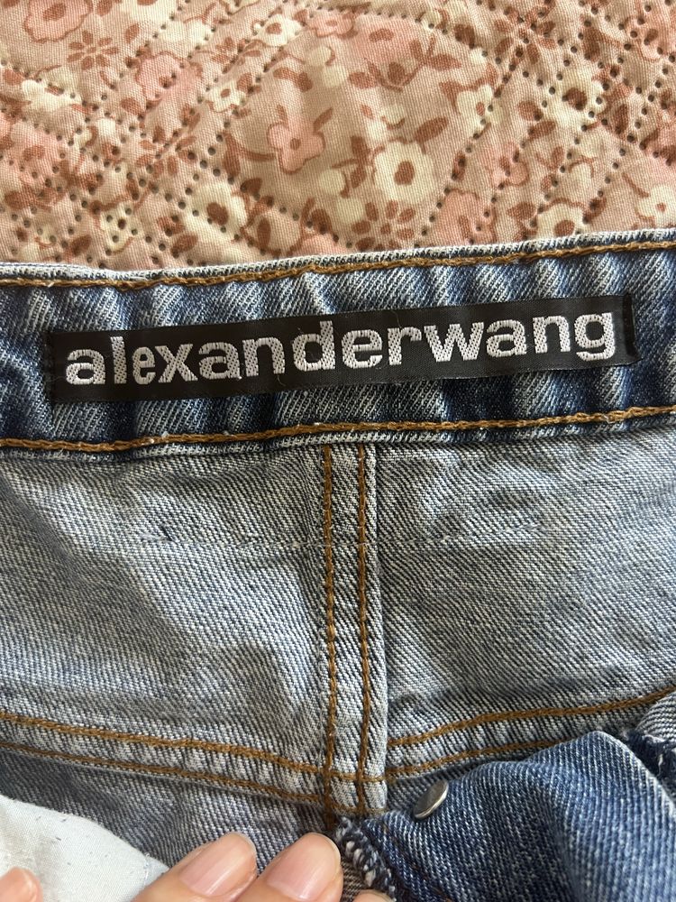 Джинсовые шорты Alexander Wang