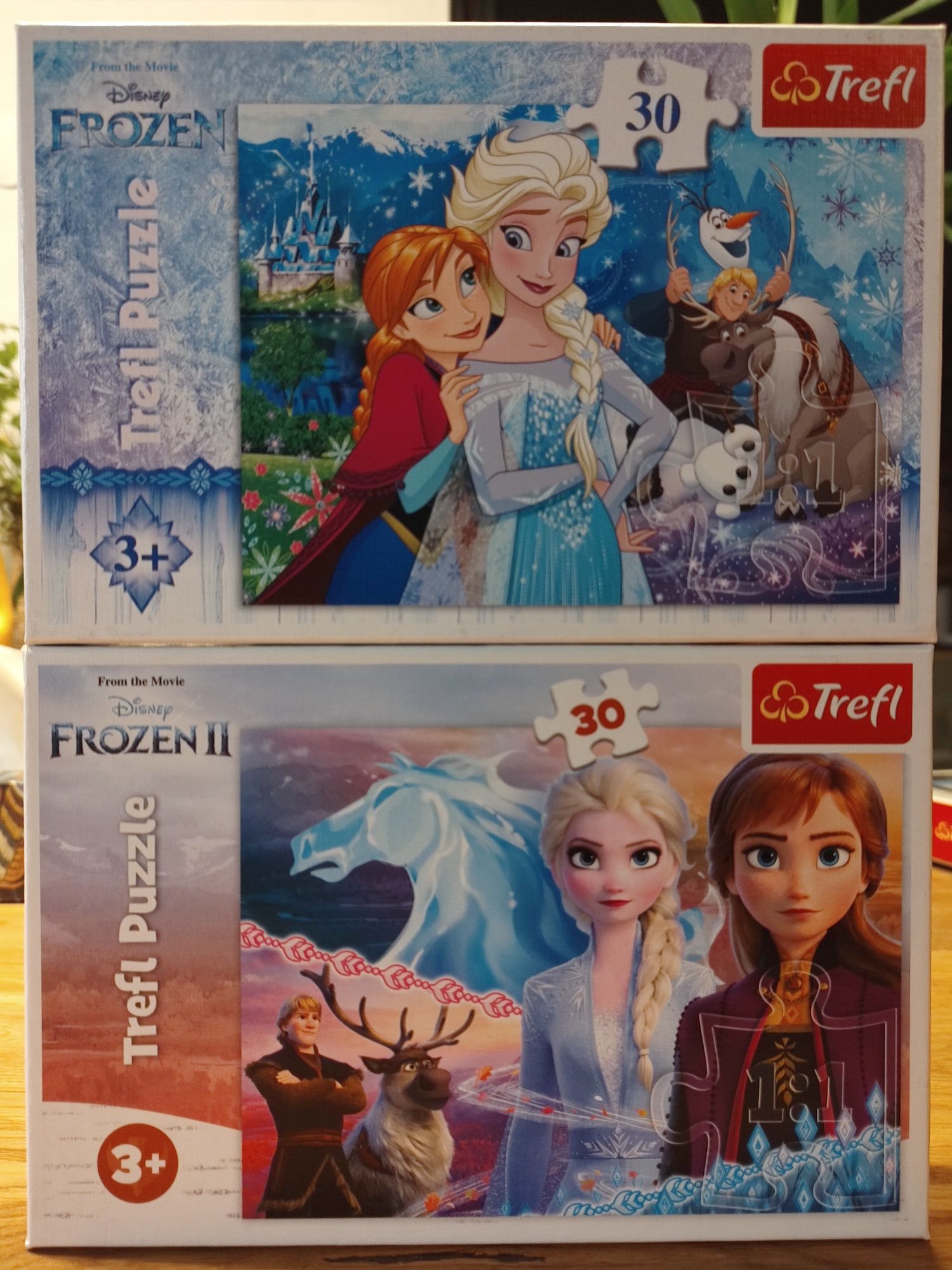 Disney Frozen Puzzle 2szt. 30 elementów, 3-6 lat