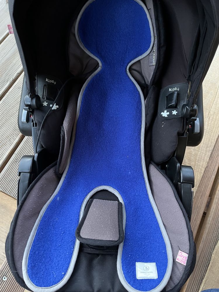 Fotelik Kiddy Evolution pro 2, wkladka simply wool