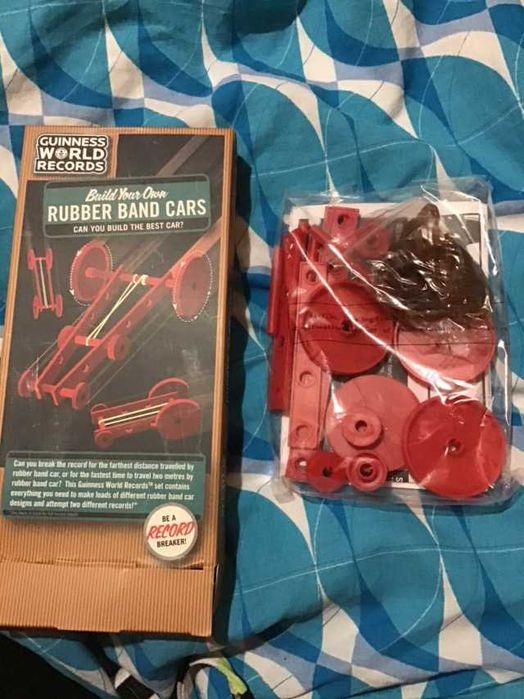 Конструктор guinness world records rubber band cars машина іграшка