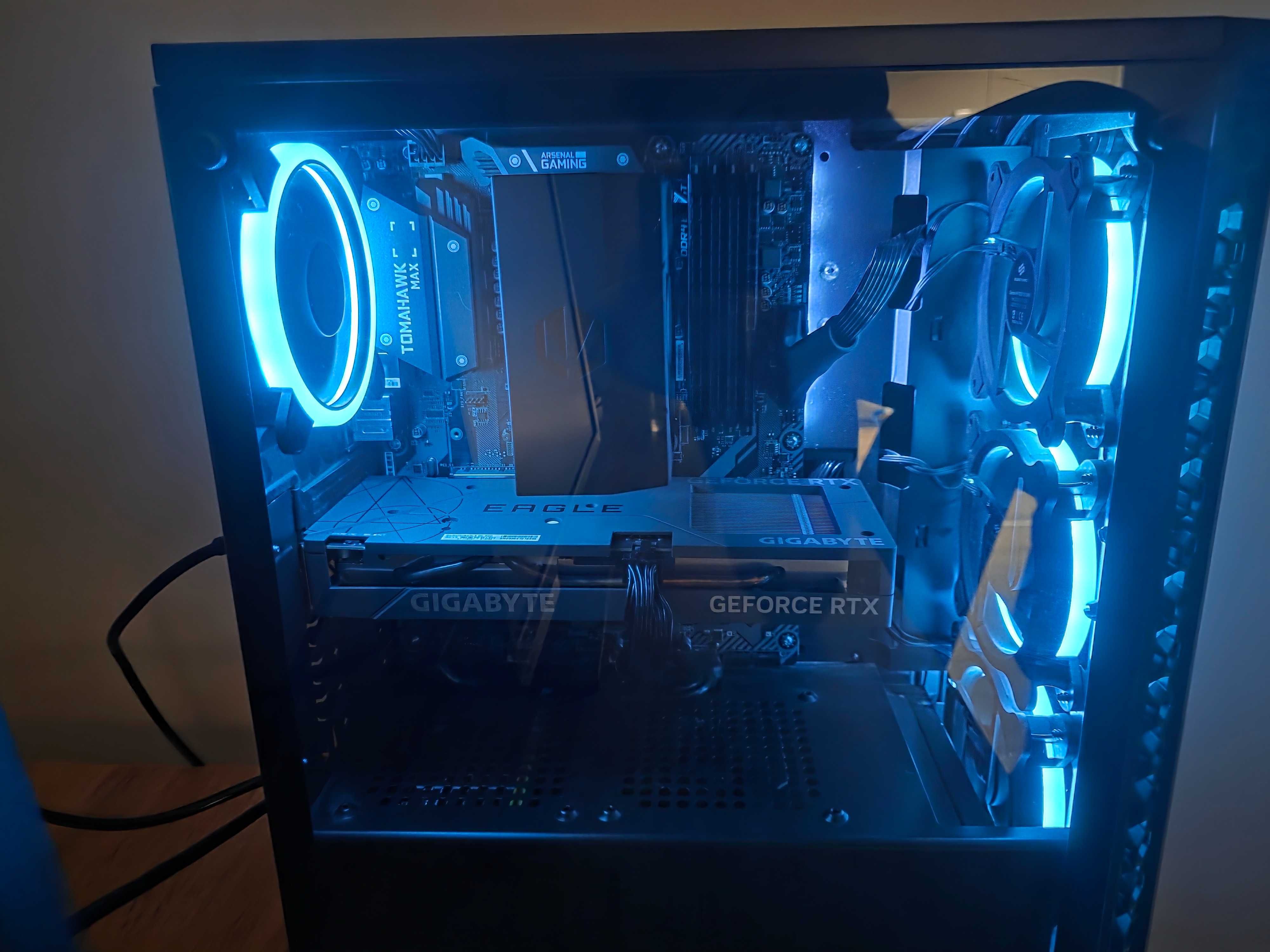 Komputer gamingowy+monitor 144Hz/RTX 4060/Ryzen 5 5600/32GB/1TB/WIN11