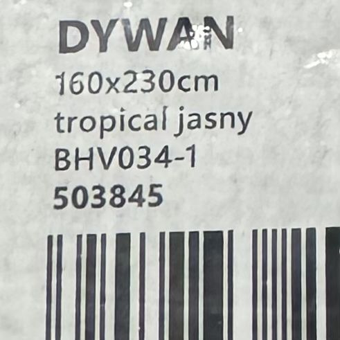 Dywan tropikal jasny kolorowy 160/230