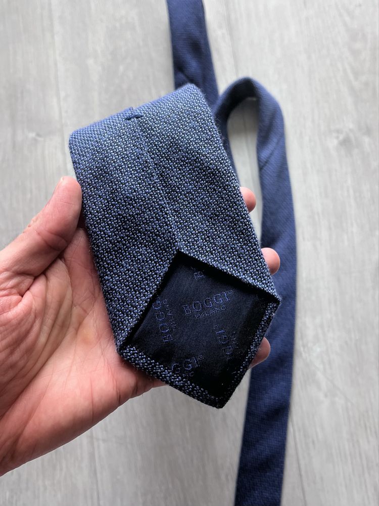 Boggi Milano wool silk tie krawat luxury premium