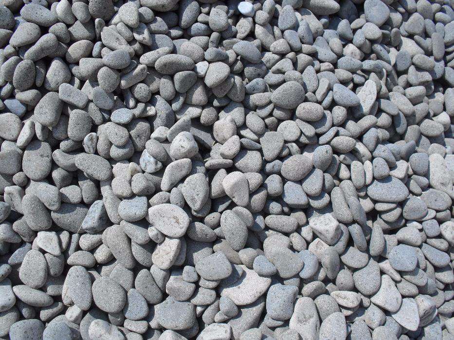 Seixo branco decorativo para jardim