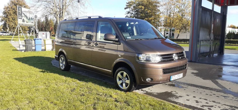 Volkswagen Caravelle Caravelle długa T5 lift 2.0TDI, jak mini kamper multivan łóżko,markiza