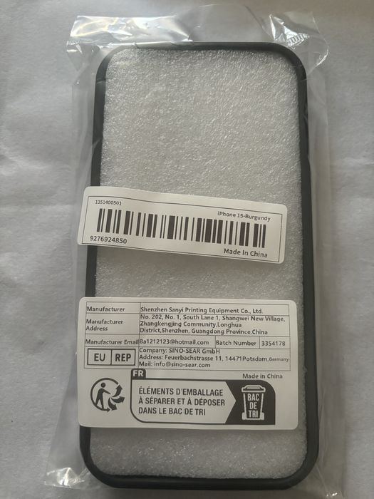 Capa iphone 15  novo