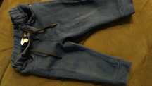 Bawelniane spodnie dresowe Hugo Boss granatowe 86