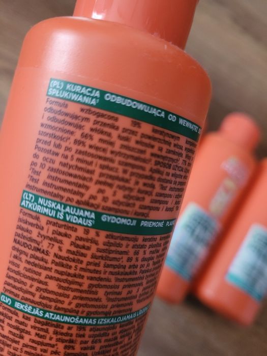 Zestaw Garnier Fructis Goodbye Damage Keratin Filler kuracja odbudowuj