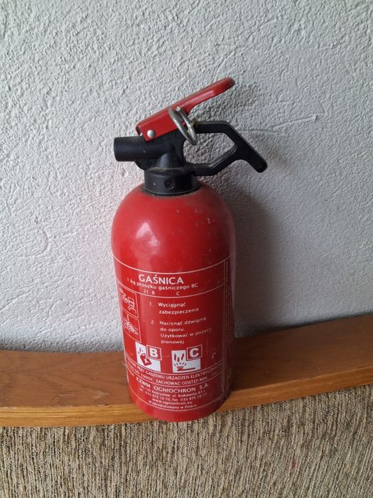 Gaśnica 1 kg,po terminie
