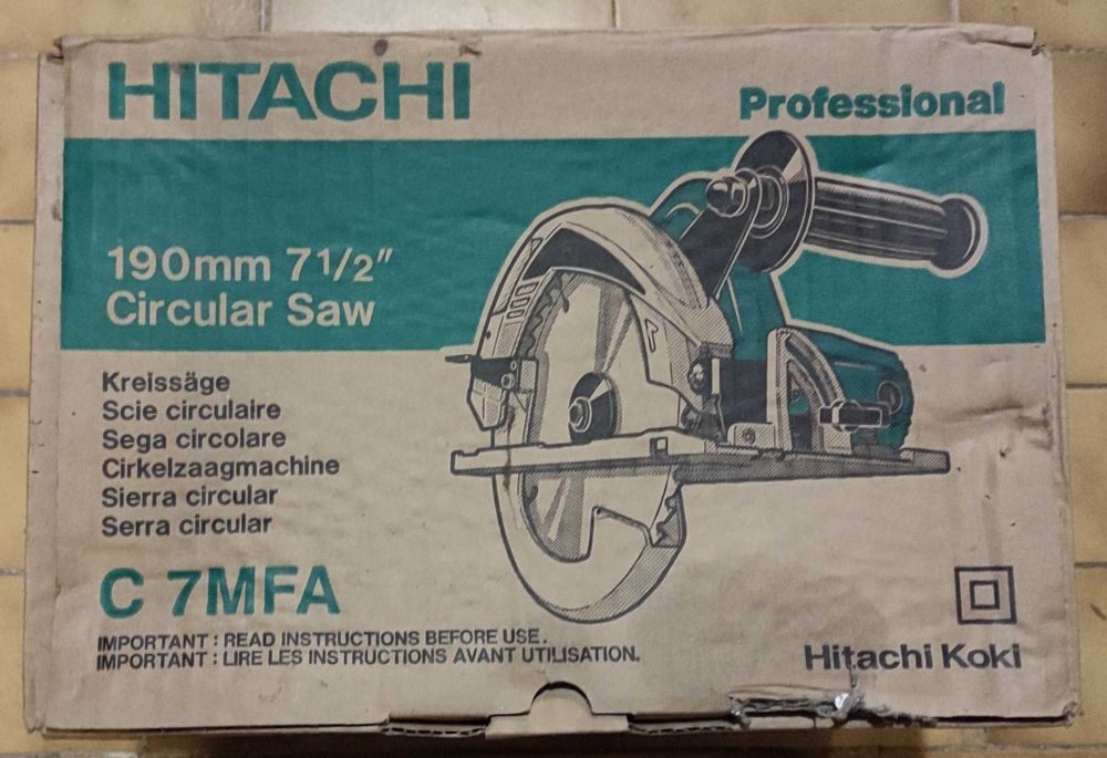 NOWA Pilarka tarczowa ręczna HITACHI C7MFA