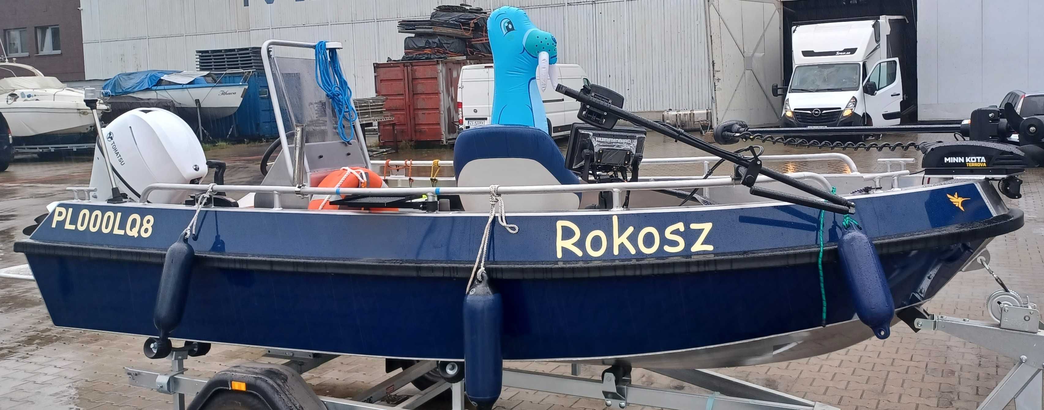 piękna doskonale pływająca na gwarancji aluminiowa łódka wyprawowa