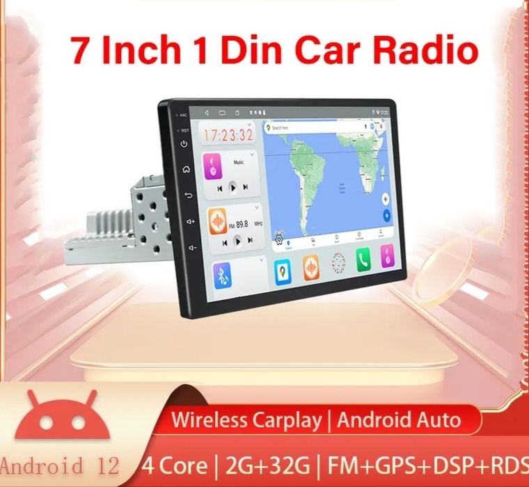 Автомагнітола магнітофон Android 13 2/32gb carpley Android avto