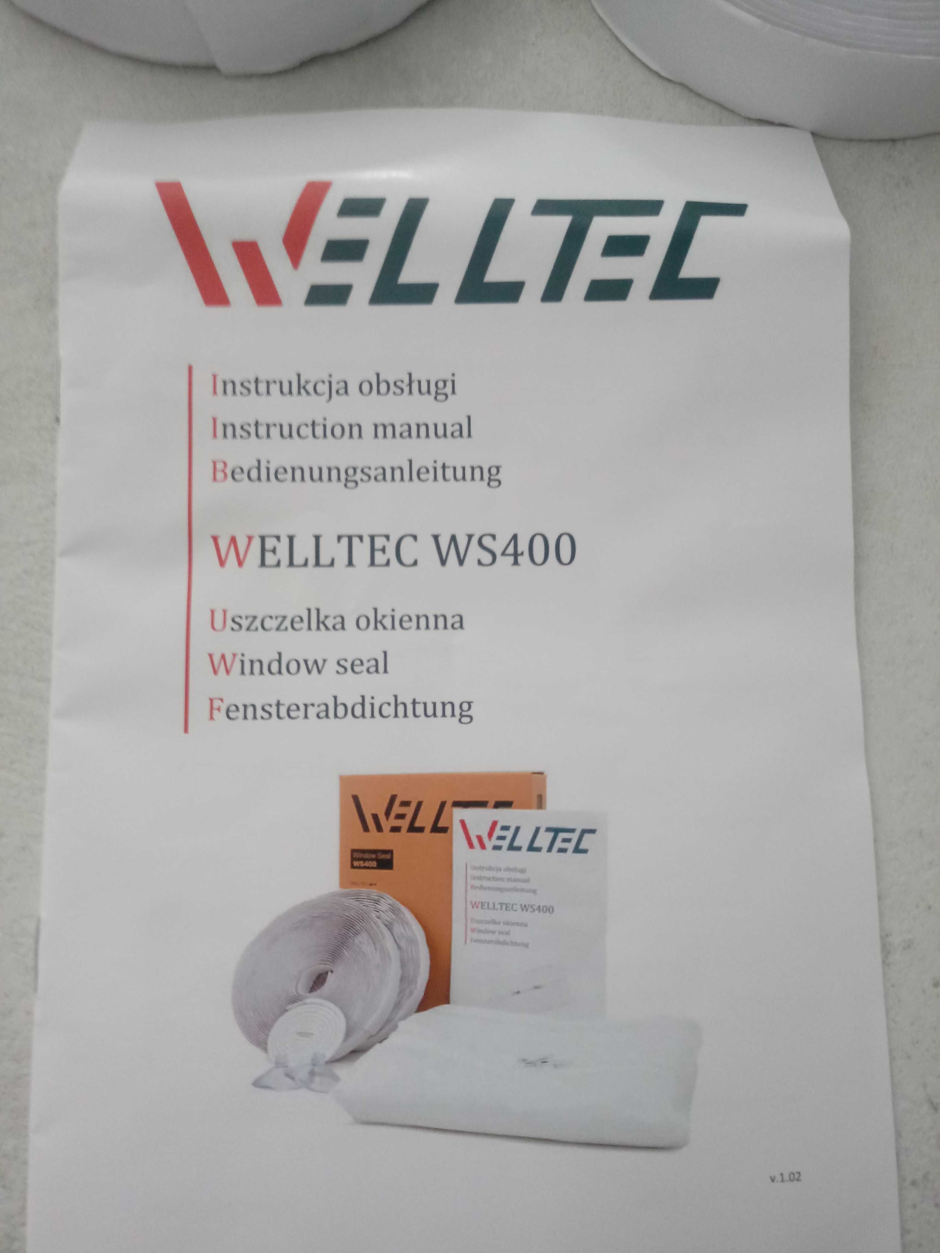 Uszczelka okienna do klimy klimatyzatora Welltec WS 400 W+