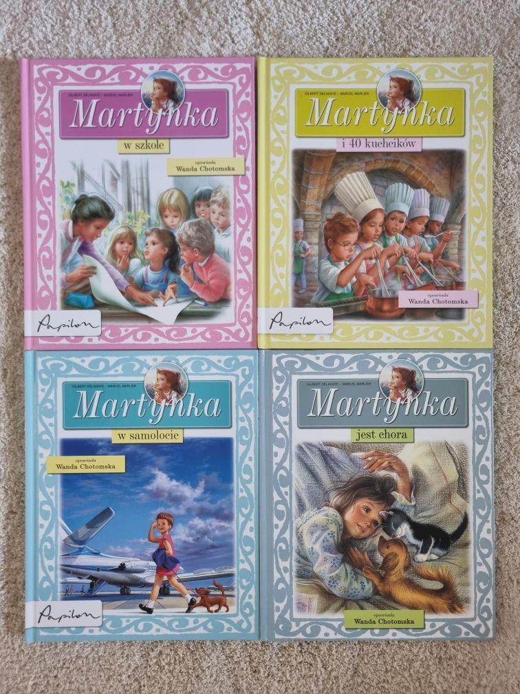 Książki z serii Martynka + gratis z ostatniego zdjęcia