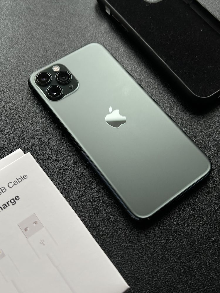 iPhone 11 Pro, 64gb, Midnight Green (Neverlock) Айфон 11 про 100% акб