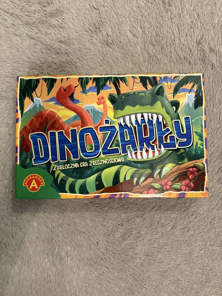Nowa gra dinożarly dinozaury t rex dino 5 lat
