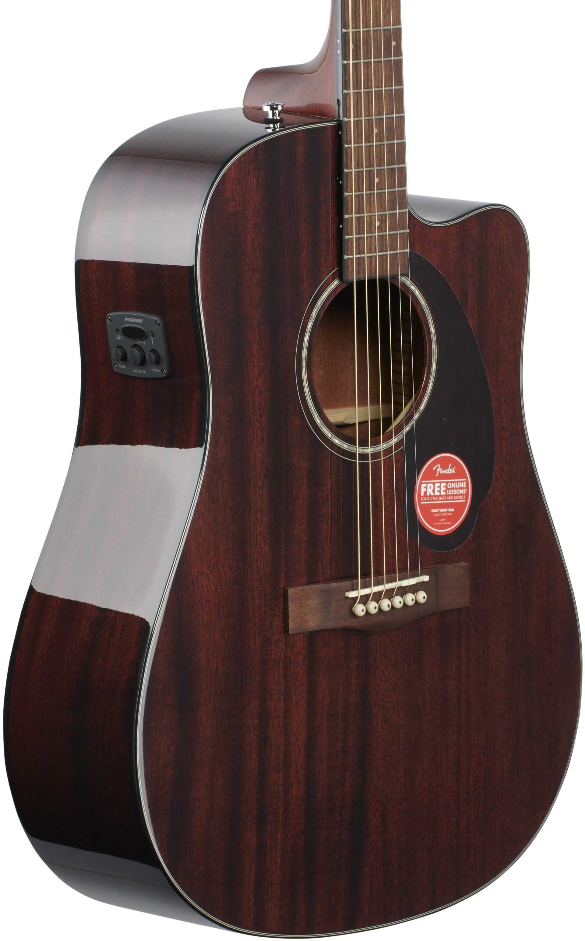 Електро-акустична гітара FENDER CD-140SCE All Mahogany + Кейс !