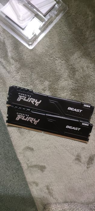 Kingston FURY Beast DDR4 16гб 2*8gb ЗАБРОНЬОВАНА