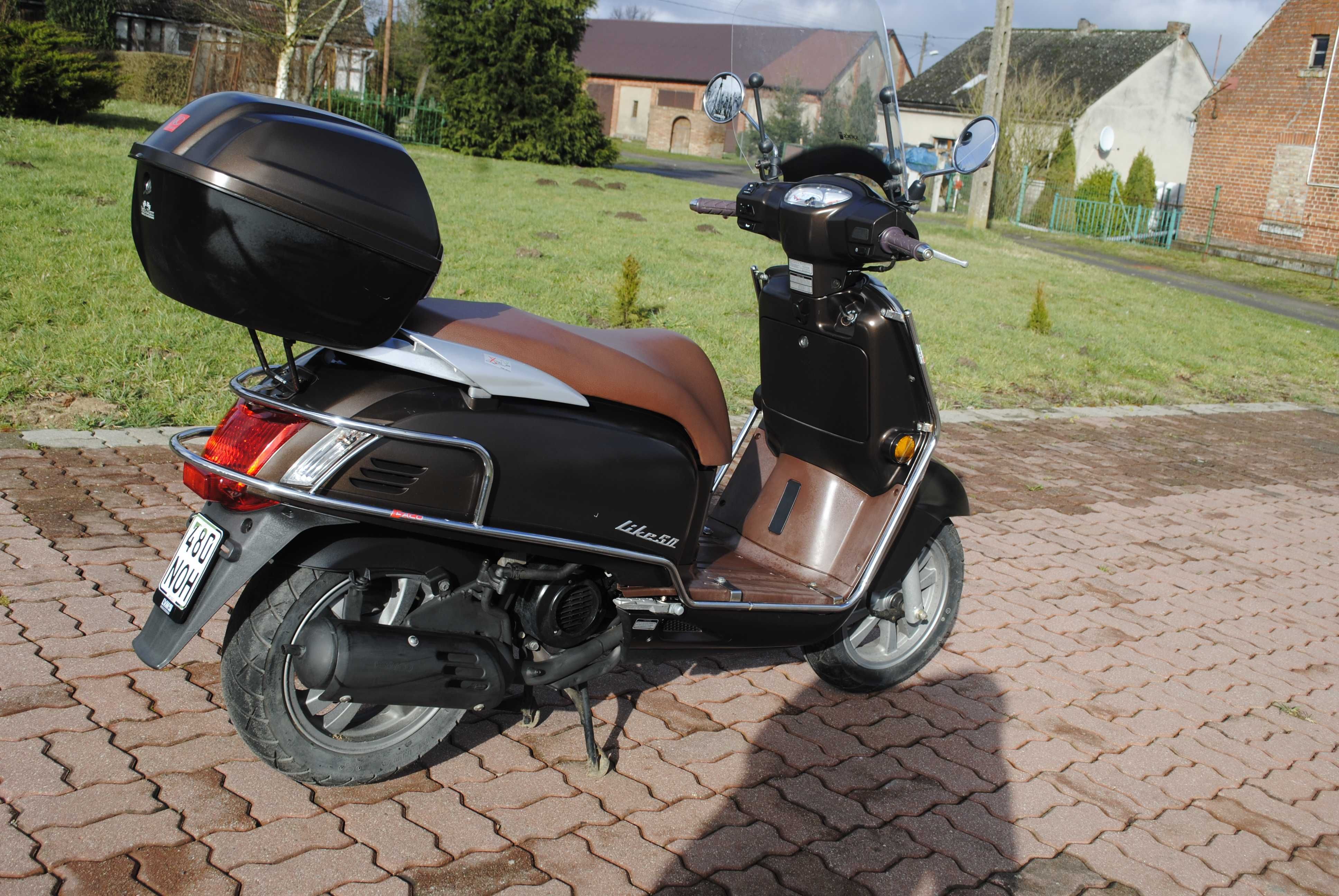 Kymco Like 2T / poj. 50ccm / tylko  ~3600km / śliczny - w stylu retro!