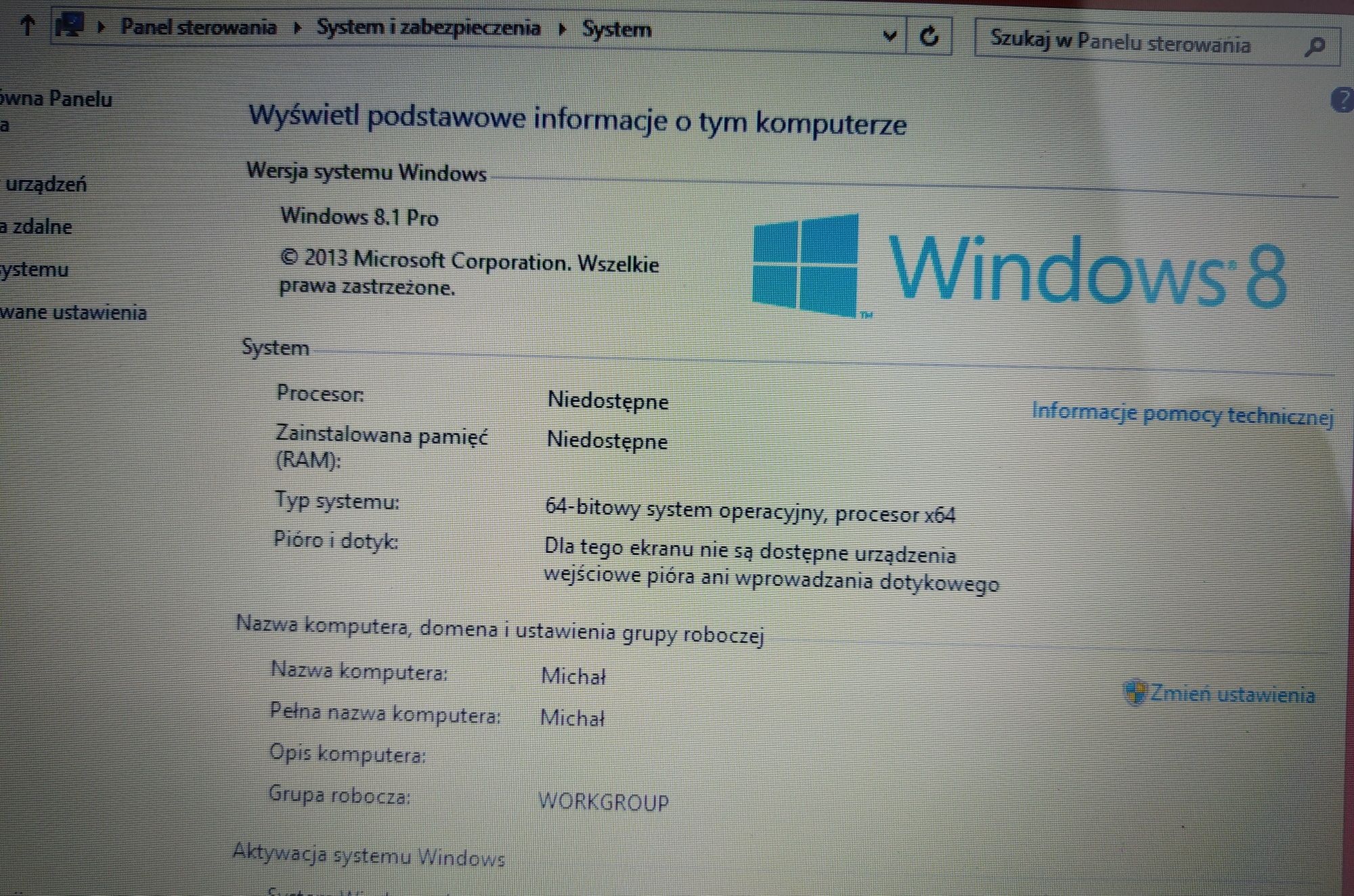 Laptop HP ProtectSmart Windows 8 i3 Wysyłka