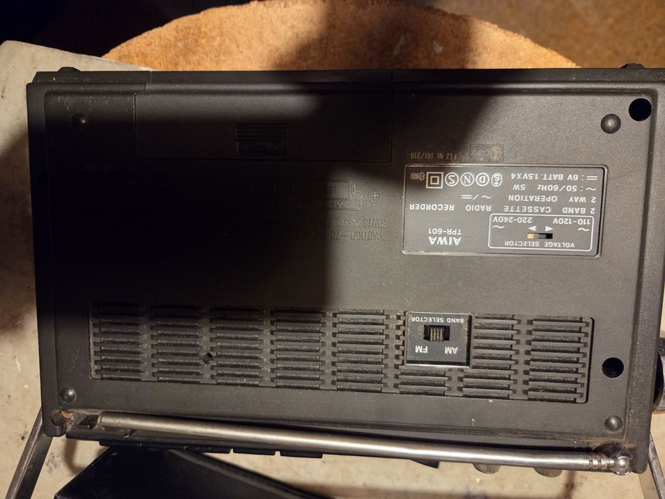 Radio de gravador aiwa