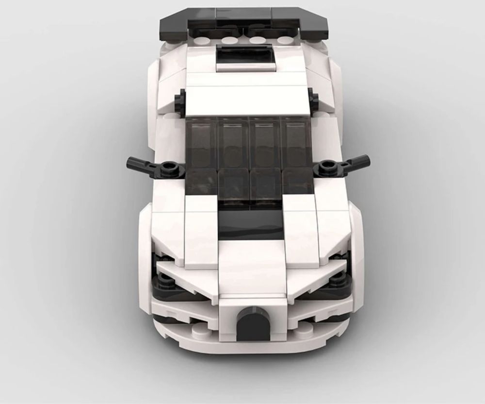 Auto autko samochód model z klocków na wzór LEGO Bugatti Centodieci