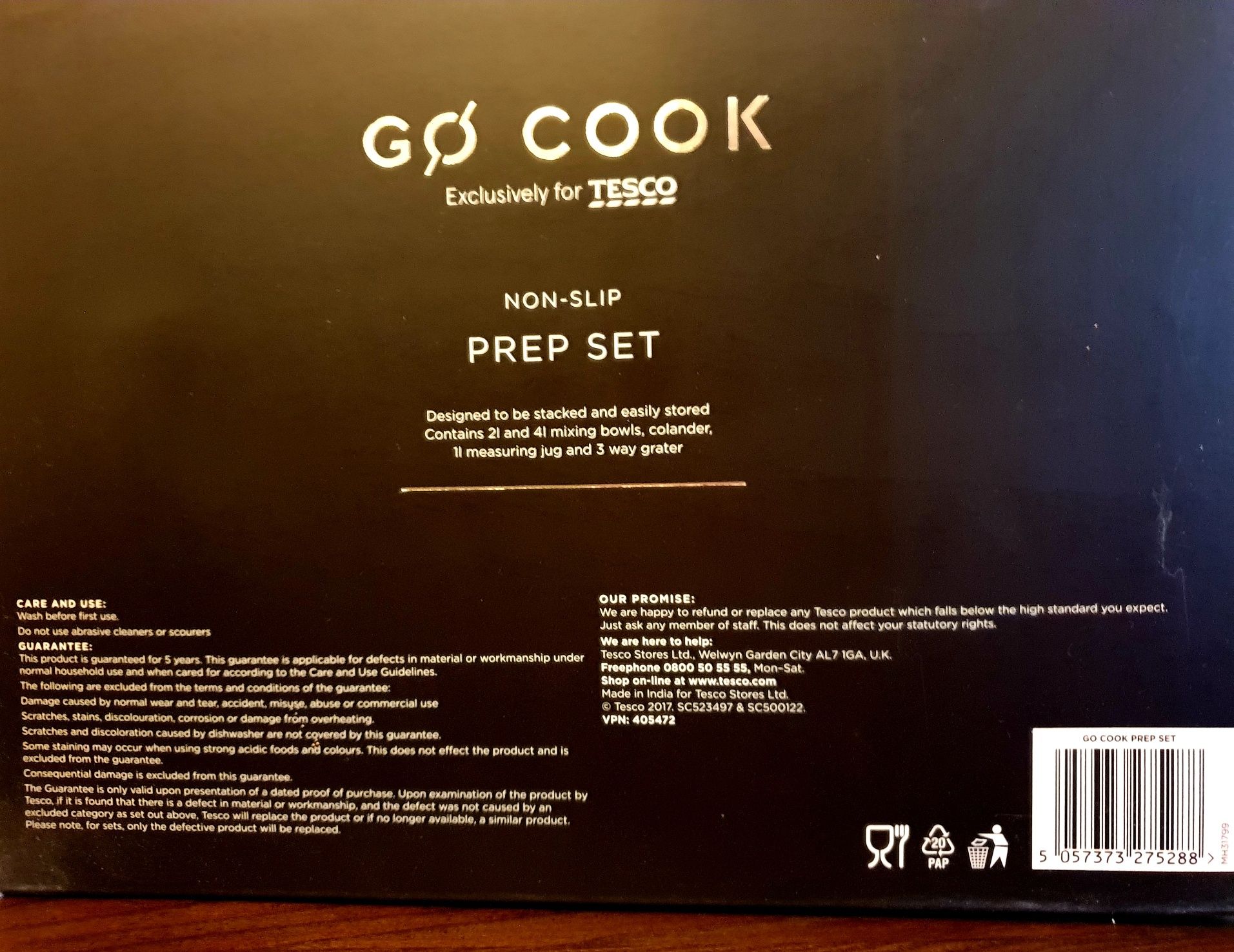Nowy zestaw przyboròw kuchennych i misek Tesco Prep Set Go Cook