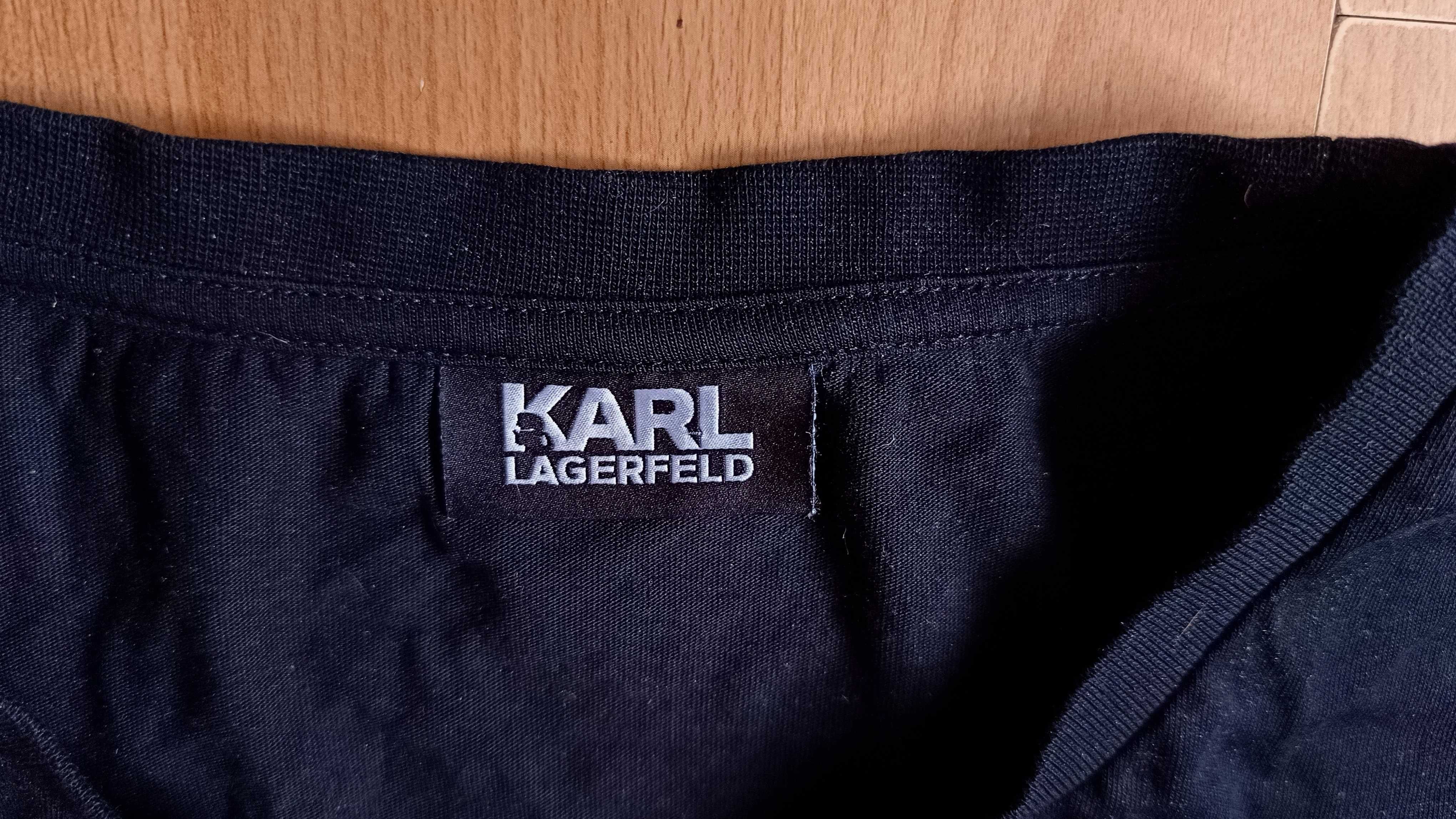 Męska koszulka KARL LAGERFELD r.XL stan bardzo dobry