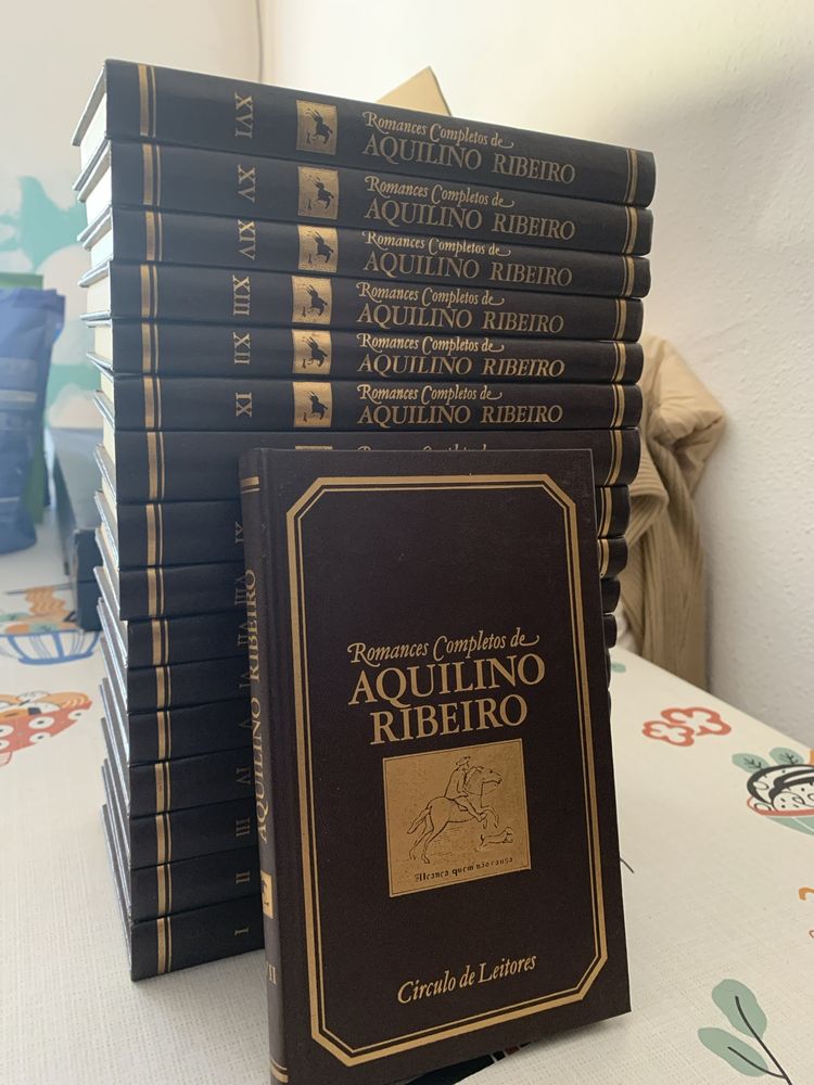 Livros “romances completos de Aquilino Ribeiro” 17 volumes