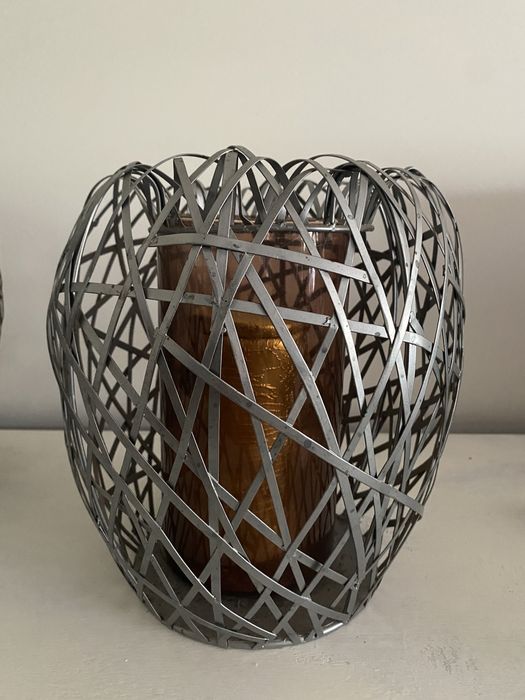 Castiçais Prateados