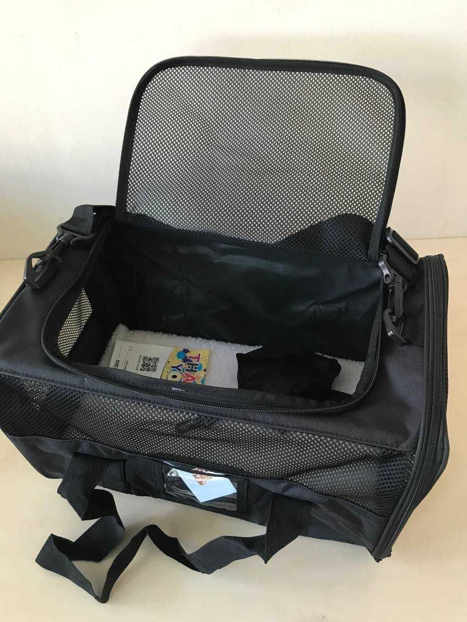 Тканевая переноска для животных котов собак 42x28x28 см