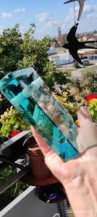 Stephen Schlanser - Podpisany wazon na pączek serca 1999 r