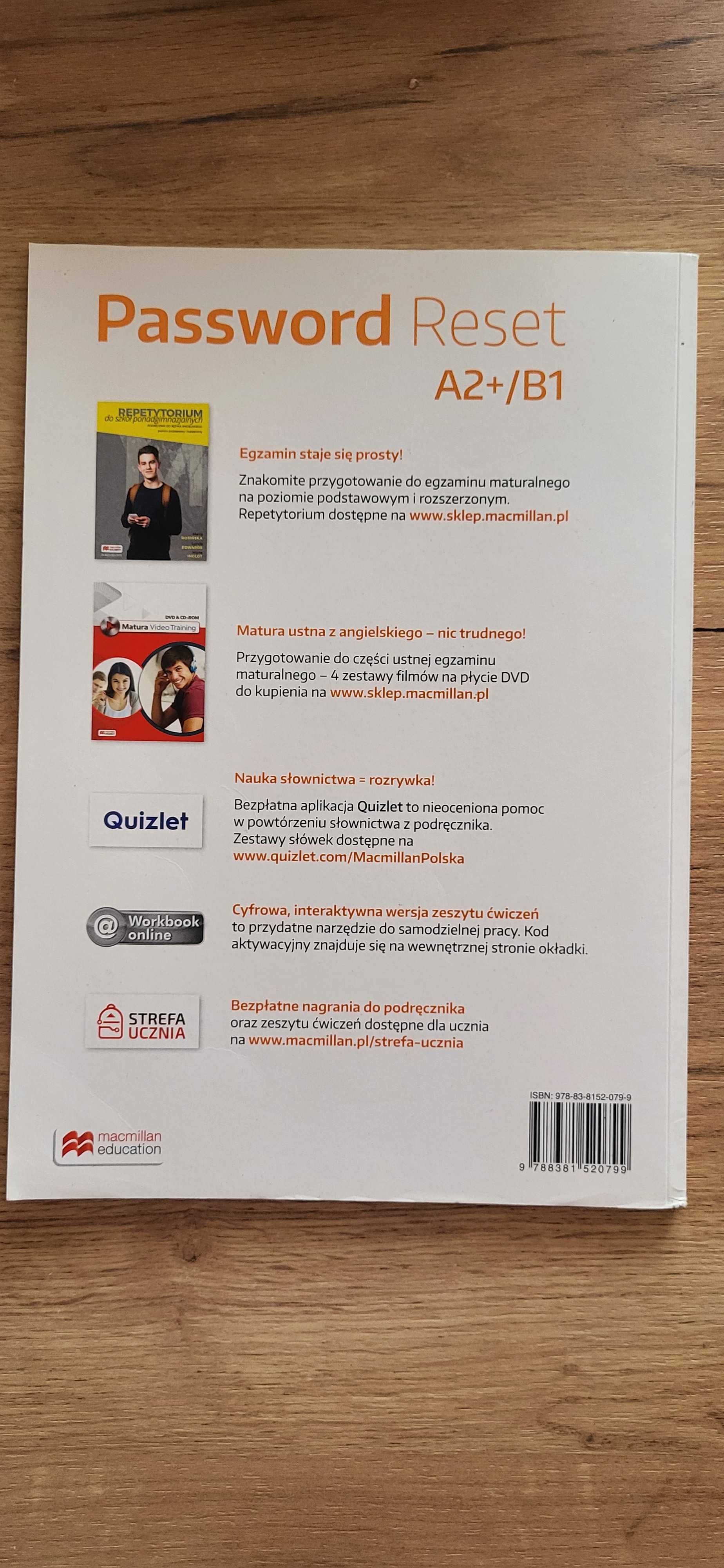 Password Reset A2+/B1 - podręcznik do angielskiego