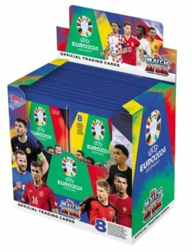 EURO 2024 Topps Match Attax Box 36 пакетиків