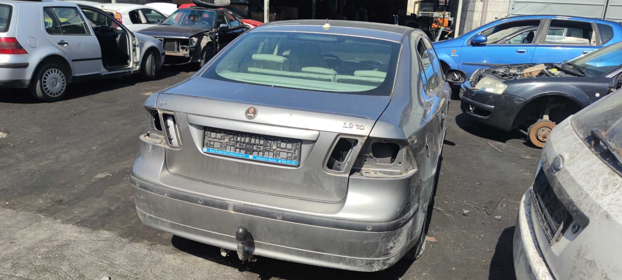 Saab 93 9-3 II 1.9 TiD 04 Wszystkie Części Lakier 279 HAK Xenon Silnik