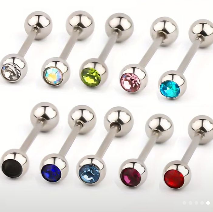 Штанга/Пирсинг,пуп,губа,язык,хрящ,нос,бровь(лабрет,штанга,банан,смайл