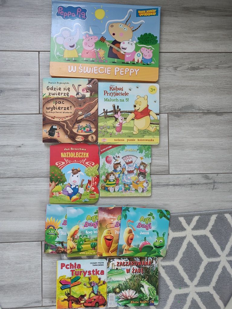 Książki twarde strony Peppa pig, gdzie się zwierze spać wybierze